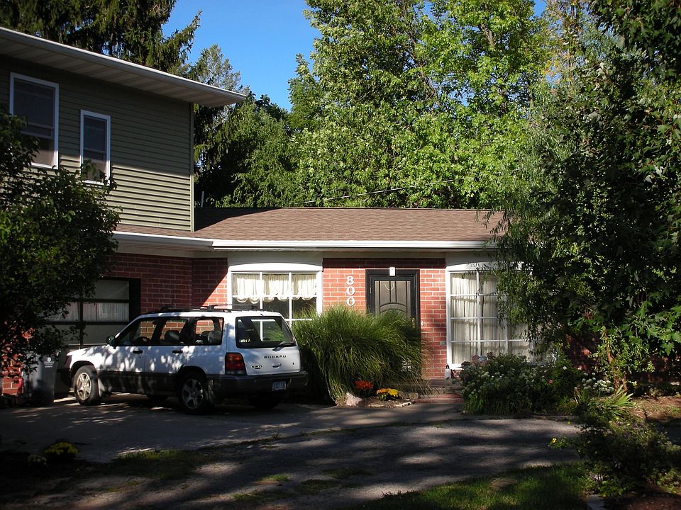 Front entrance in summer