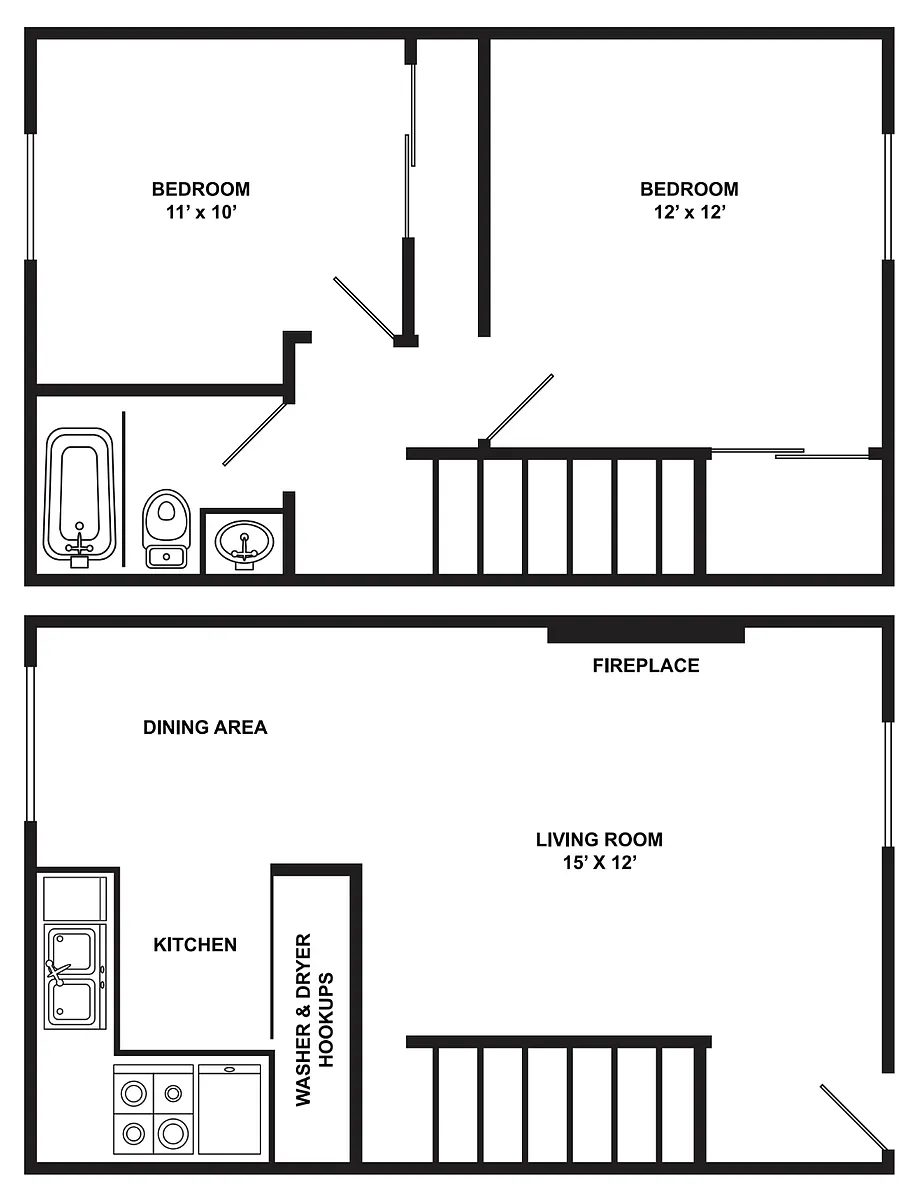 Floor plan Townhome A