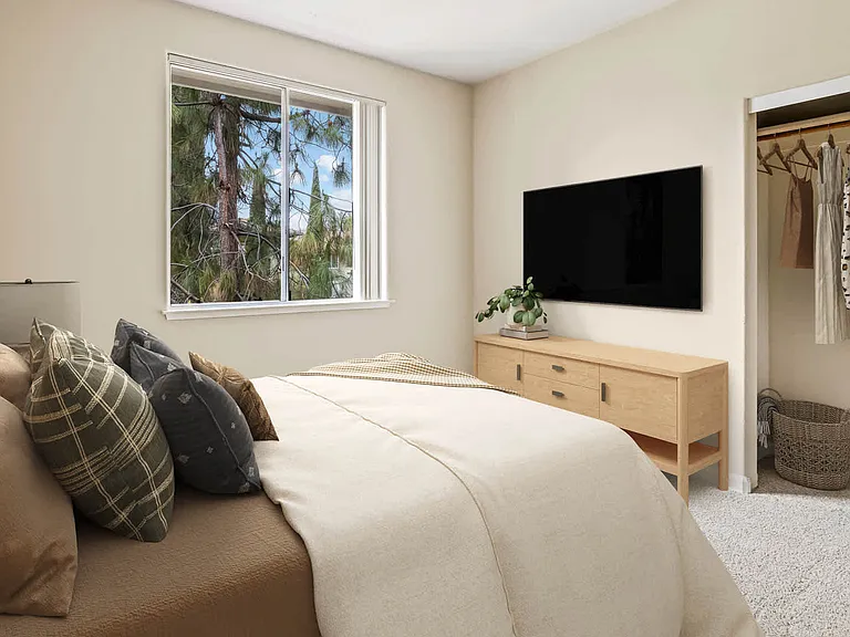 Carpeted Bedroom