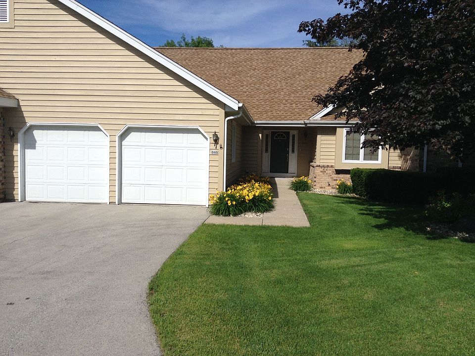 Front entrance and 2 car