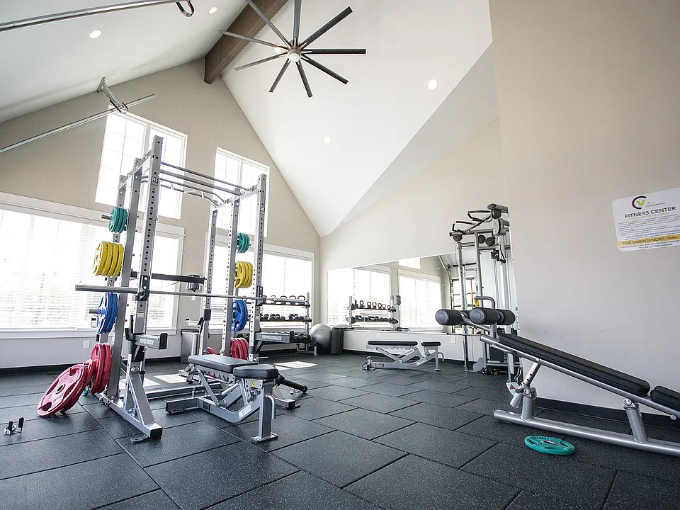 Fitness center weights