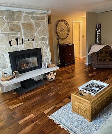 living room from front door
