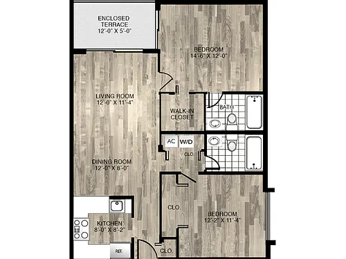 Floor plan Model B