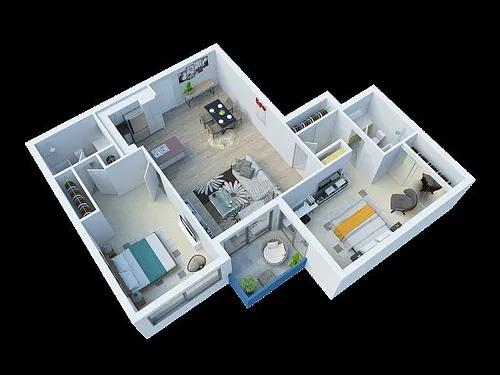 Floor plan B3