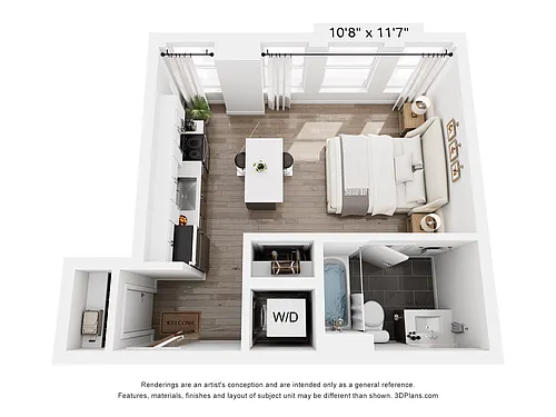 Floor plan Studio | 408