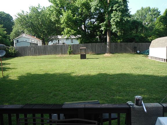 Deck View of Backyard