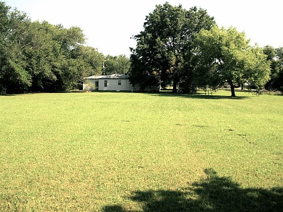 Backyard looking at the house