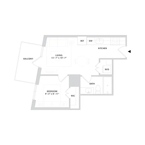 Floor plan A2-A2