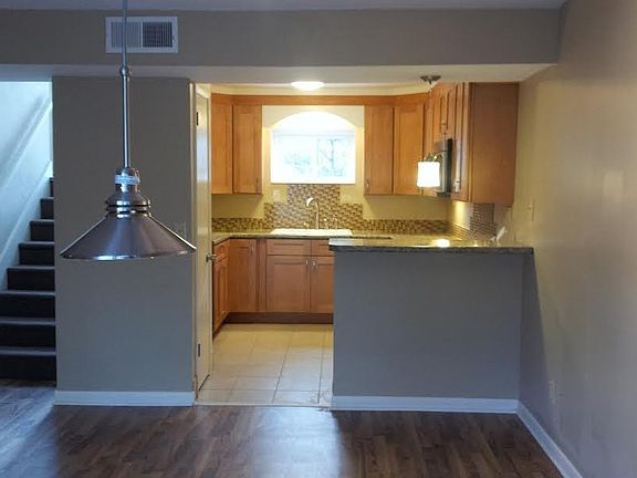 living room open to kitchen