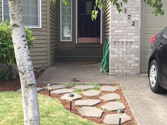 Front Stone Path w/ Lighting