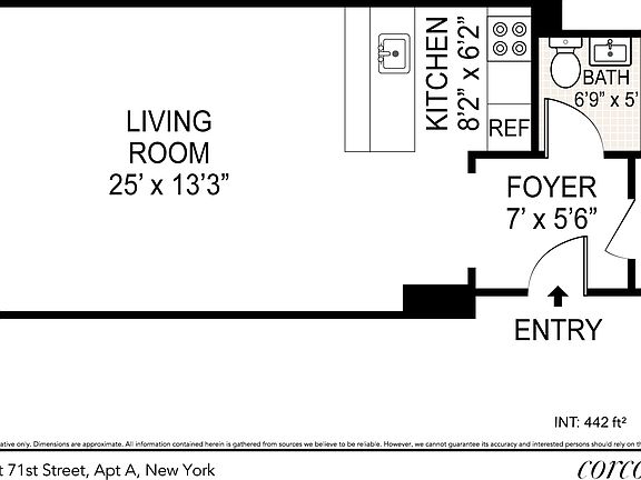 2nd image of 30 W 71st St #A