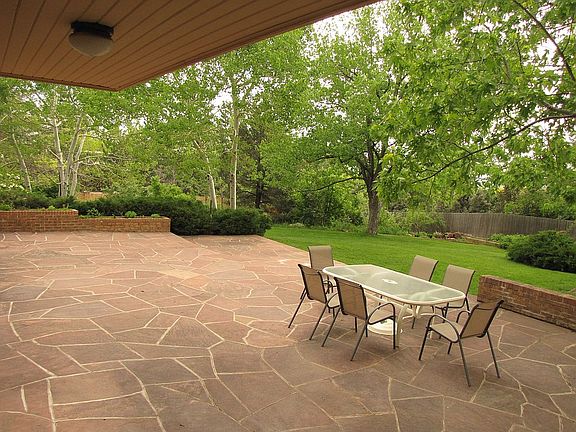 Patio and back yard