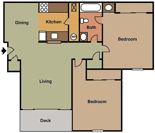 Floor plan 2 Bedroom