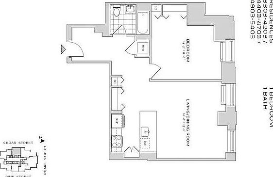 1st image of 70 Pine St APT 3903