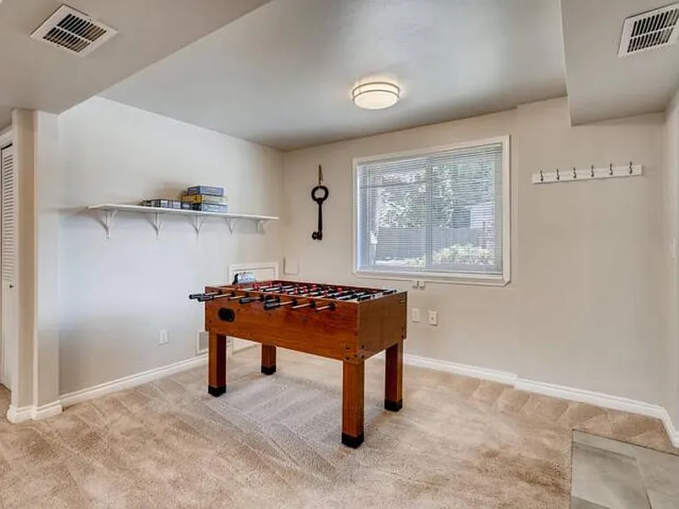 Foosball table for our guests to enjoy
