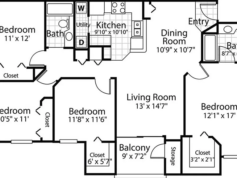 D1R2 Floor Plan D1R2 Floor Plan