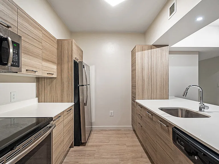 Modern kitchen with ample counter space