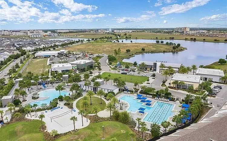 Two resort pools and sand volleyball. Coming soon: a third pool and basketball courts!