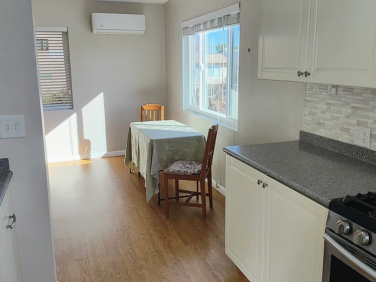 Kitchen to dining area
