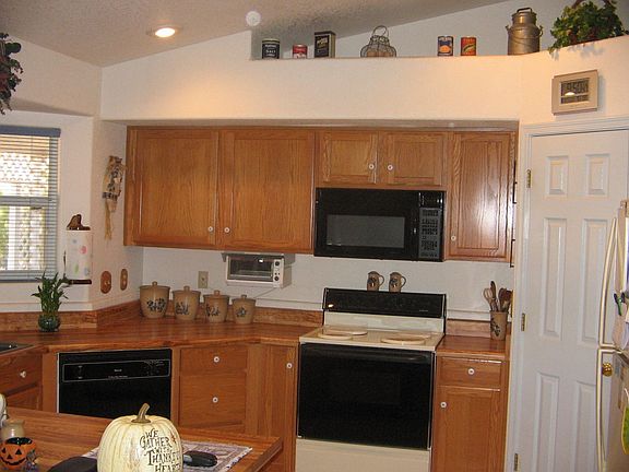 Kitchen with Pot Shelf and Pantry