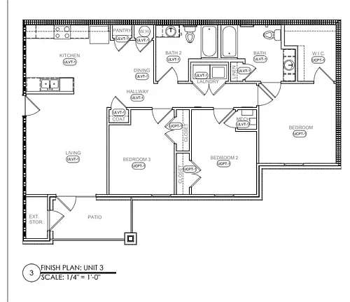 Floor plan 3 Bedroom