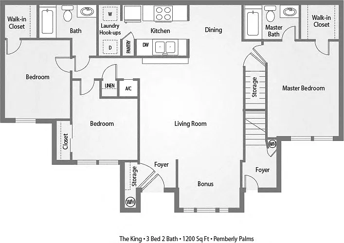Floor plan The King 40%