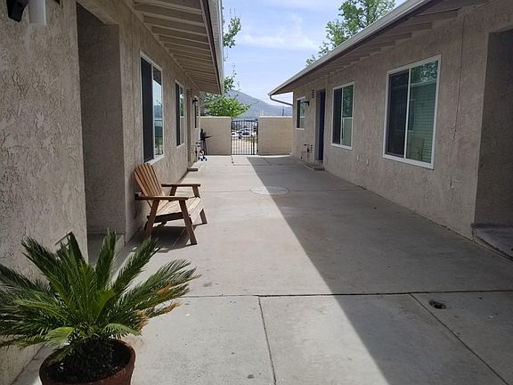 Walkway into duplexes.
