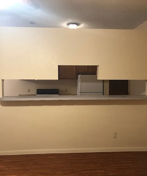 Bar looking in kitchen