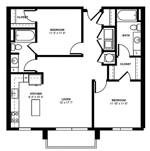 Floor plan B2A