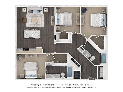 Floor plan Waccamaw