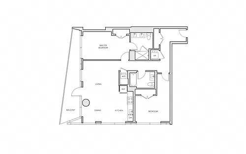 Floor plan B14 + Den