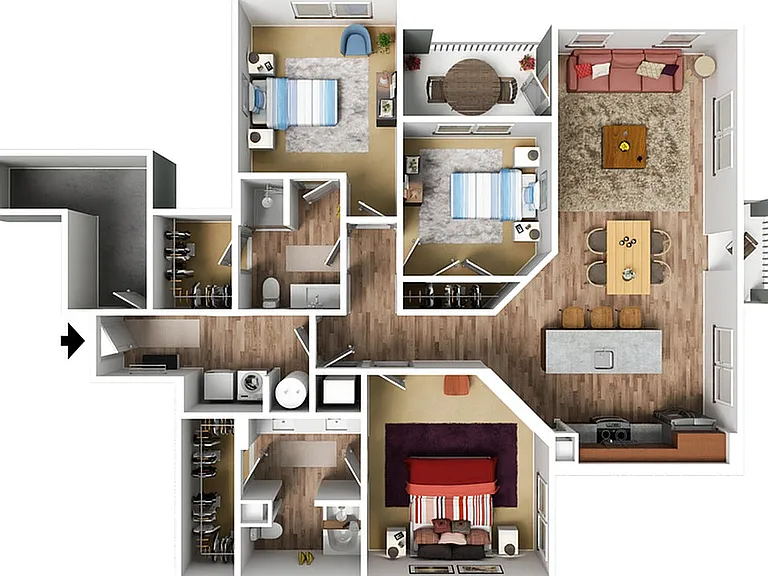 Naddour Three Bedroom Naddour Three Bedroom
