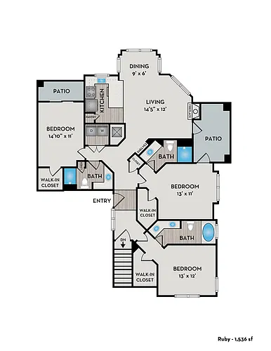 Floor plan Ruby