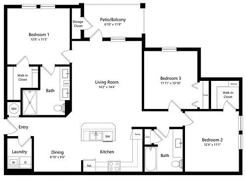 Floor plan MIRAVAL