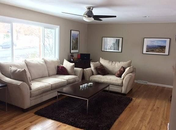 Open floor plan living room