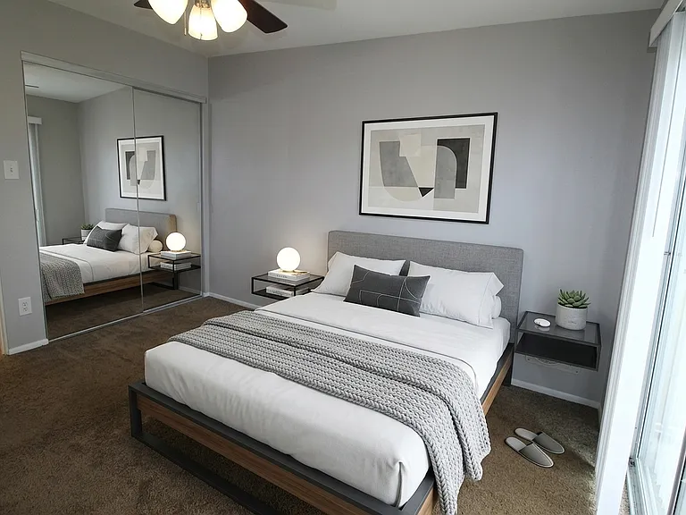 Virtually Staged Bedroom