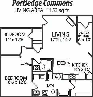 Portledge Commons, 1 and 2 Bedroom apartments, carport, central Lafayette — Photo 70