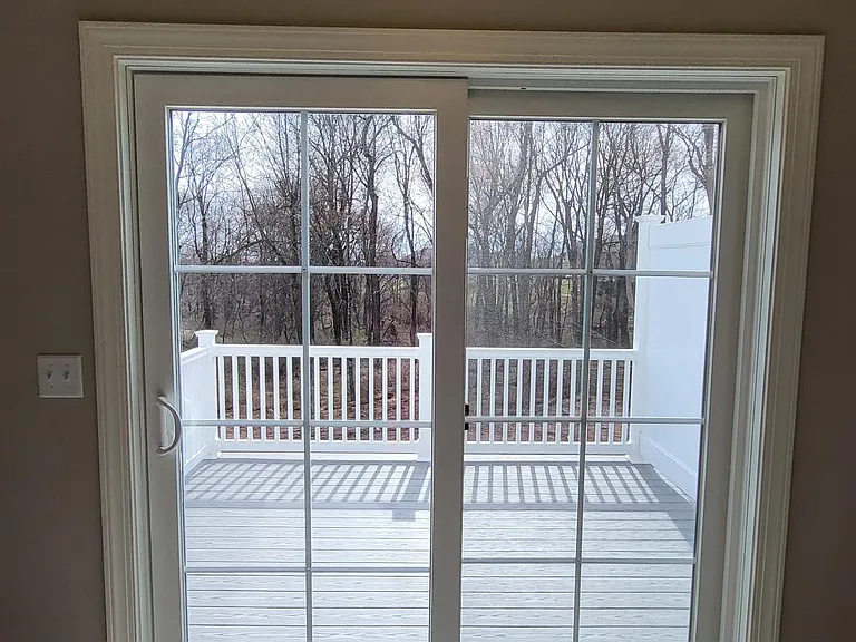Sliding Door leading to the Deck