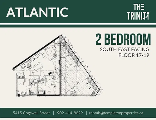 Floor plan 2 Bedroom 2 Bed 2.5 Bath