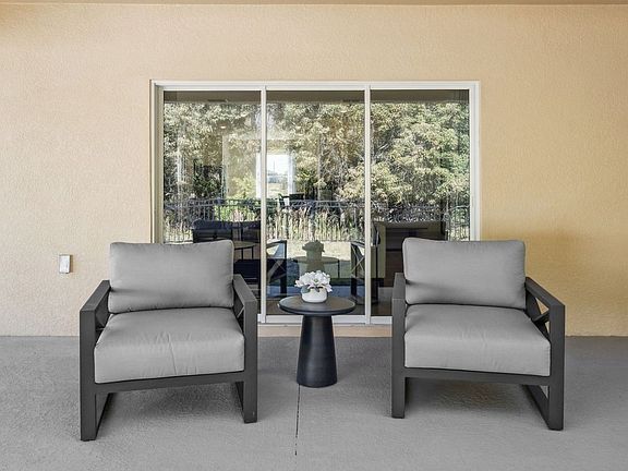 Private patio