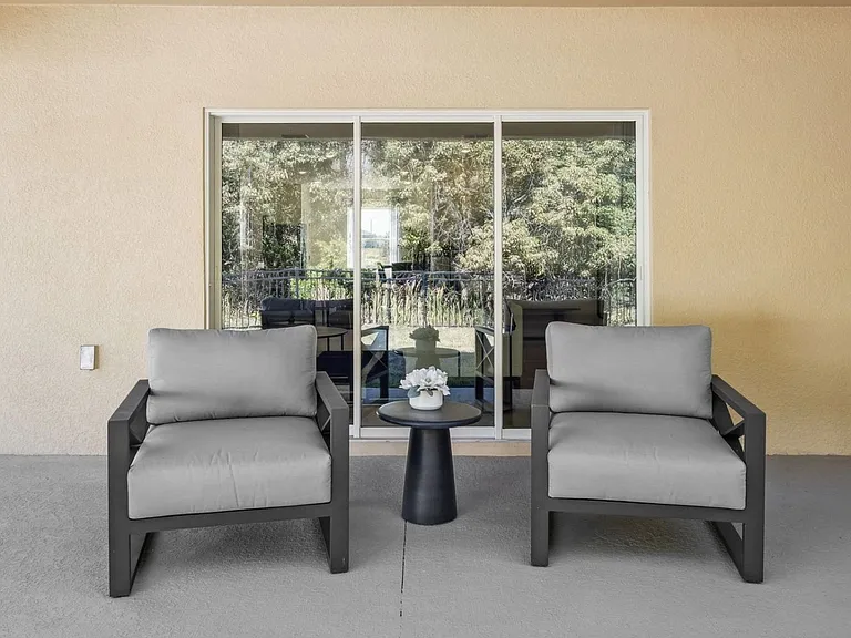 Private patio
