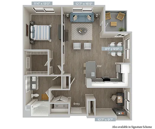 Floor plan A7U-A7S-1053