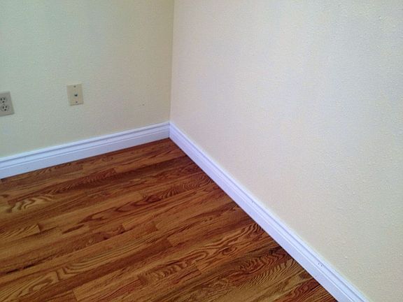 Refinished hardwoods