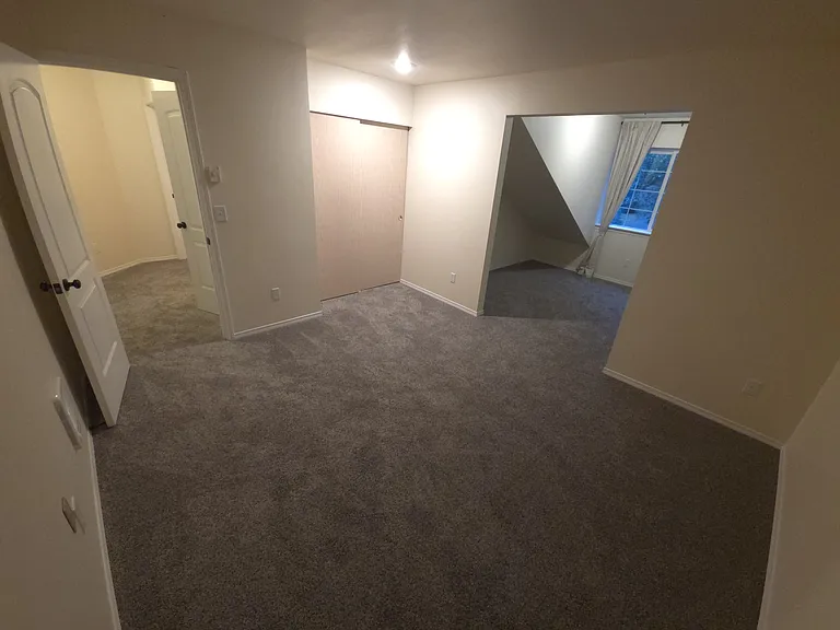 Bedroom 1 with closet and dormer space