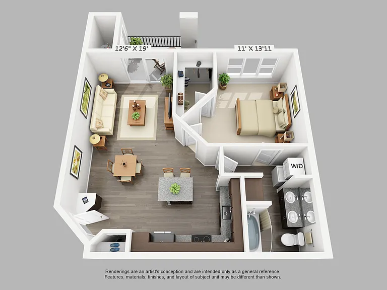 A3b floor plan WestLink at Oak Station