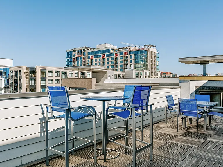 City House Apartments Rooftop Seating Area