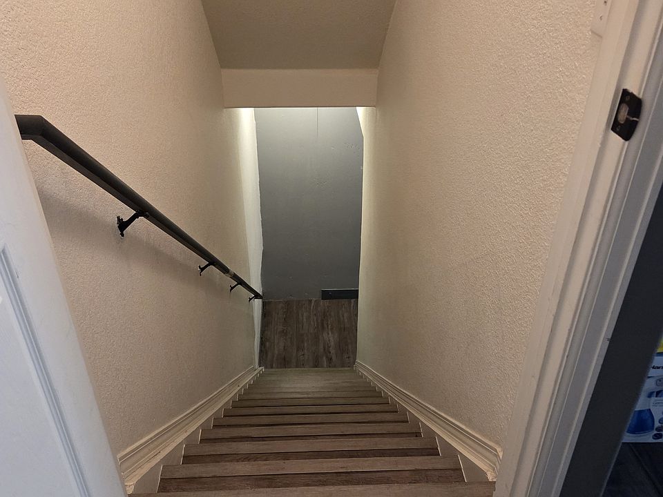 Stairs from basement to the main living space