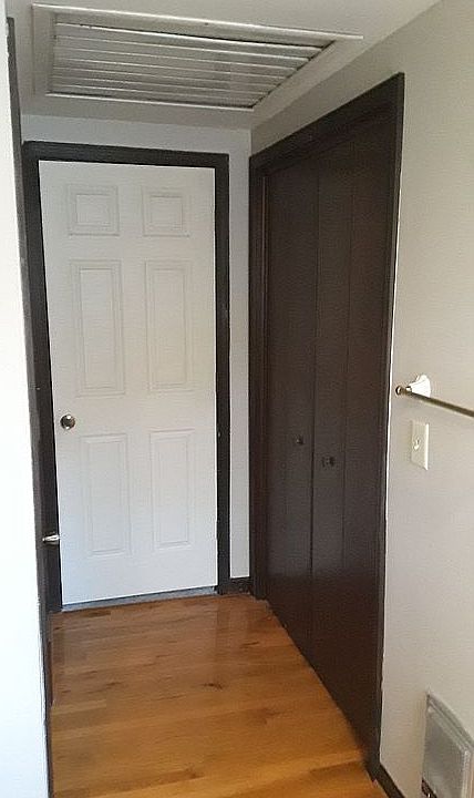 Attic fan in upstairs bathroom