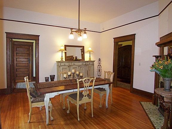 Entertain your guests in this banquet size dining room