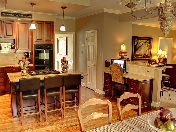 Kitchen into Family Room